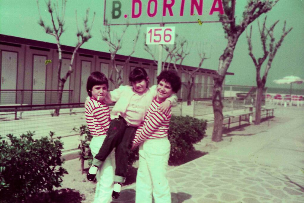 mirko, luca e silvia anni 80